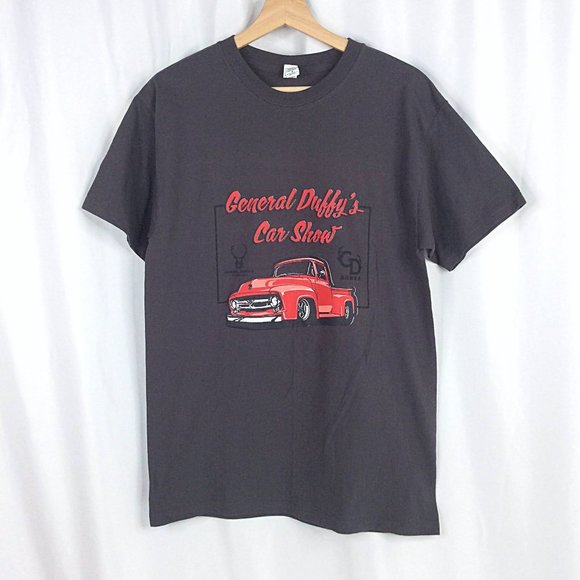 Classic Car Show T-Shirt Mens Medium Short Sleeve Redmond Oregon 2022 Duffy's - Picture 1 of 5